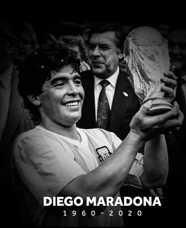 ArghaBijali's tweet photo. 2020 is going to be the worst year of the century...
We have lost one of the greatest player of all time,
The legendary DIEGO MARADONA 
( 1960 - 2020 )
May your soul rest in peace https://t.co/cPUIYi4Aul