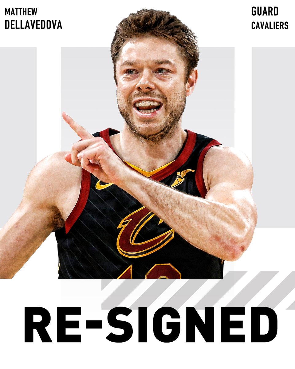 OFFICIAL: #Cavs re-sign G @matthewdelly.
DETAILS: https://t.co/zNRCBPxwvR https://t.co/FTzSXj0gmo