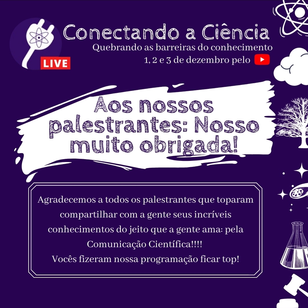 lnccientifica's tweet photo. Nosso muito obrigada a esse time de palestrantes incríveis! ❤ https://t.co/dMdNIsPSju