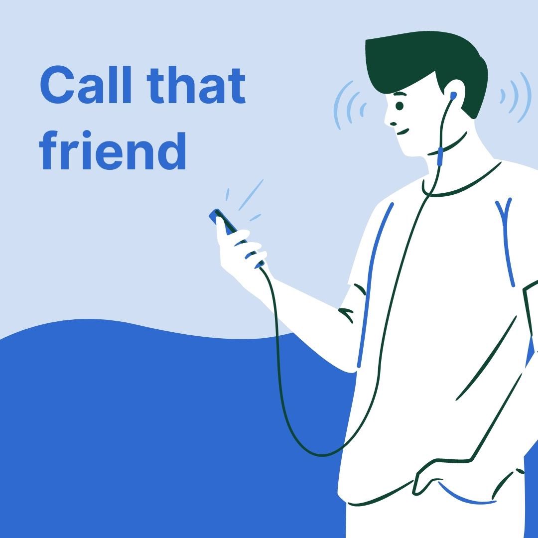 goprojectfour's tweet photo. Call that friend you said you were going to call. It’s important to stay connected to each other during this time. #MentalHealthMatters #MentalHealthAwareness #mentalhealth #WellbeingWednesday #Wellbeing #callyourfriends #connected https://t.co/sk9GPVS9FN