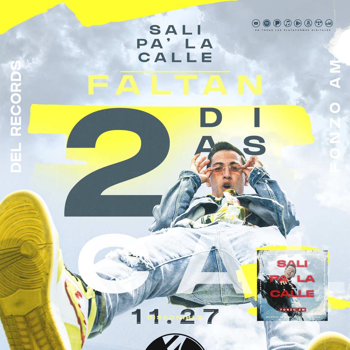 delrecords's tweet photo. "SALI PA'LA CALLE"
https://t.co/T7jMJfmvsr
Disponible en 2 dias! 🔥

@FonzoAM 
#DELRecords 🔴 #SaliPaLaCalle https://t.co/NO39GF51NI