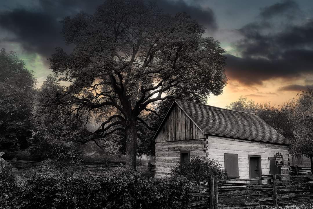 JohnCamillo's tweet photo. #Cabin in the woods? No. It's #Toronto 's oldest surviving house, #ScaddingCabin built in 1794. https://t.co/d397djHeHb