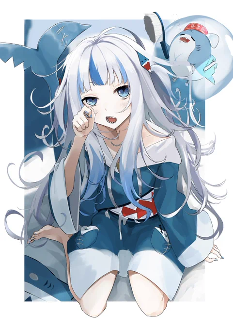 Good morning Gura-chan☀️ #gawrt 
