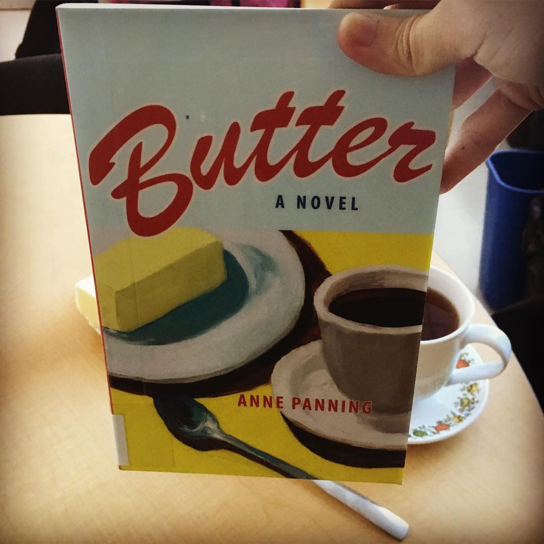 SMCLibraries's tweet photo. π§ Look at this #BookFaceFriday from #FosterCityLibrary! You might have used some of this title at the dinner table yesterday. You can check out the novel Butter, a story about a high school student named Marshall, and so much more at https://t.co/9iYYO0k7ns. https://t.co/YGk4Tfrxrv