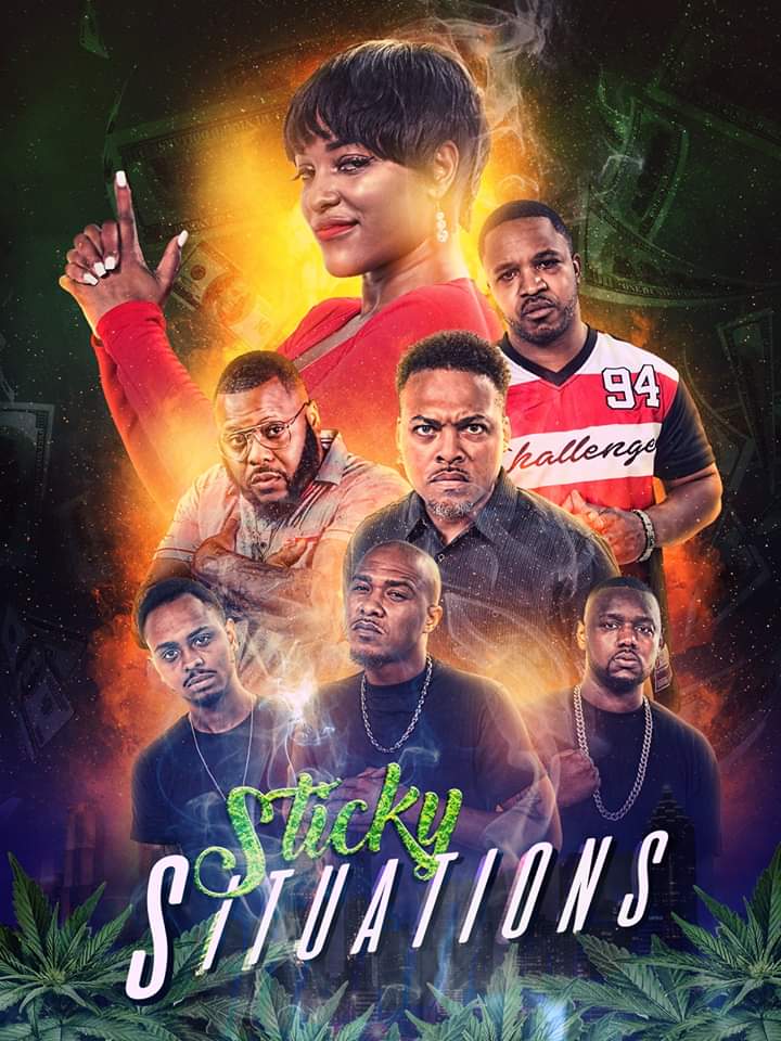 NichelleTaylor's tweet photo. 🔥🔥🔥👀🎬🎥Watch 'Sticky Situations' on #Tubi, #FilmPlug, and #AmazonPrime! 🎙🎼Soundtrack streaming on all major platforms.
#femalefilmmaker #weedmovies #CannabisCommunity #indiegame #indiefilm #indieartist #TaylorMadeVisions #ThatWriterBossLady #movies https://t.co/CFfqw3L4wX