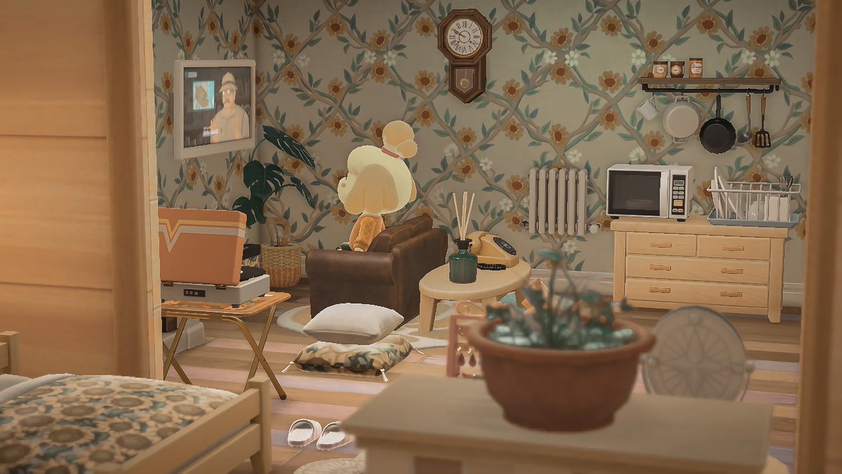 tangyhorizons_'s tweet photo. What I imagine Isabelle’s apartment would look like🥺🌻 #acnhinterior #acnh #AnimalCrossingNewHorizons #animalcrossing https://t.co/eZYBNeof5u