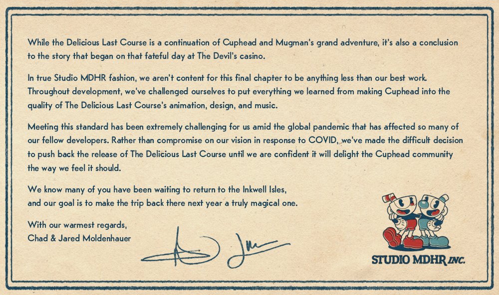 Studio MDHR Discusses Cuphead's Success – And How Carefully It Was Built