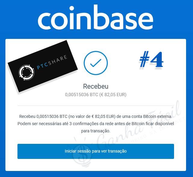 Davsete's tweet photo. Com a constante subida no valor do #Bitcoin achei melhor pedir um pagamento no #PTCShare em BTC.
Tinha mais de $100 dólares de saldo mas, com taxas de levantamento e conversão para euros, chegou esta quantia à minha #Coinbase. https://t.co/ZKhnf8s1Ab