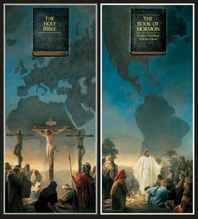 BordenNoahH's tweet photo. #GiveThanks - So grateful for scriptures! When we want to talk to God, we pray. When we want to hear Him talk to us, we read his words. Bible + Book of Mormon = 2 sticks together in one 🙏🏽 #witnessofChrist https://t.co/gOGYHiv4aO