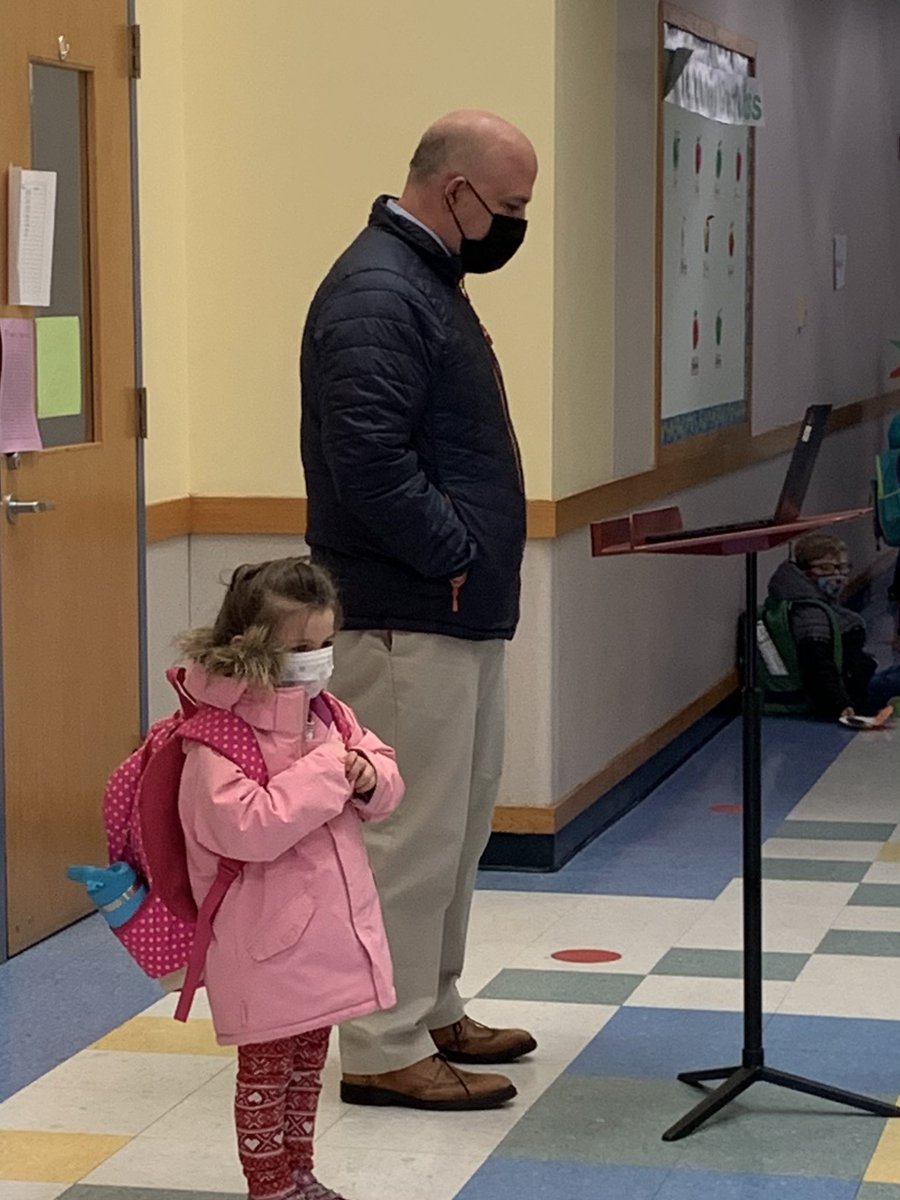 Thank you, Dr Botehlo (HPS Assistant Superintendent of Schools) for helping with preschool dismissal every day! You make our youngest learners smile! <a href="/PeterBotelhoHPS/">PeterBotelho</a>
