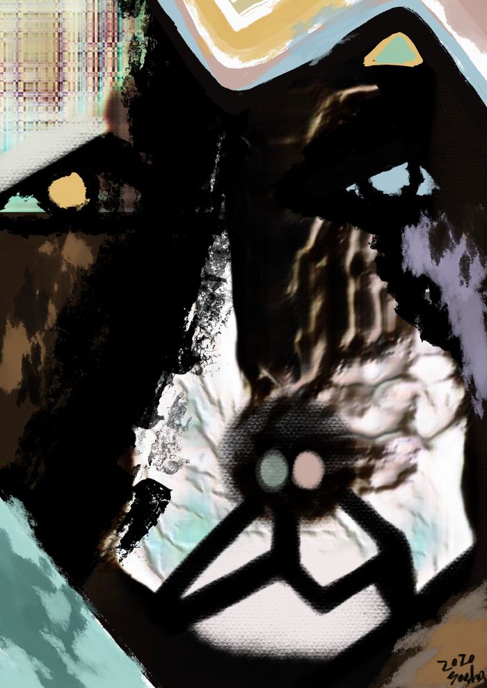 《The 1st AIA Gallery AI x ART Project 2020 》 
Global Art competition_Decided by Public Vote

*About the Art*

[Four futures]
Seon Myung PARK (Sasha)
Digital image, 2020

If you like this artwork, go learn and vote for it. 
aiashowcase.com/competition/ma…