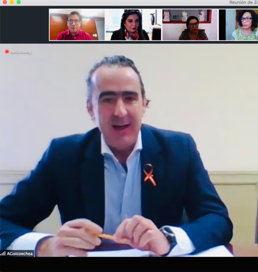 Agustin Goicoechea (@agustingoicoec2) on Twitter photo Acompañé al Subsecretario <a href="/RabinSalazar/">Rabindranath Salazar Solorio</a> a inaugurar el conversatorio sobre el combate a la violencia contra las mujeres y en pro de la equidad de género. Destacó el compromiso de la Subsecretaría a su cargo para erradicar la violencia laboral desde el ámbito familiar <a href="/SEGOB_mx/">Gobernación</a> Acompañé al Subsecretario <a href="/RabinSalazar/">Rabindranath Salazar Solorio</a> a inaugurar el conversatorio sobre el combate a la violencia contra las mujeres y en pro de la equidad de género. Destacó el compromiso de la Subsecretaría a su cargo para erradicar la violencia laboral desde el ámbito familiar <a href="/SEGOB_mx/">Gobernación</a>