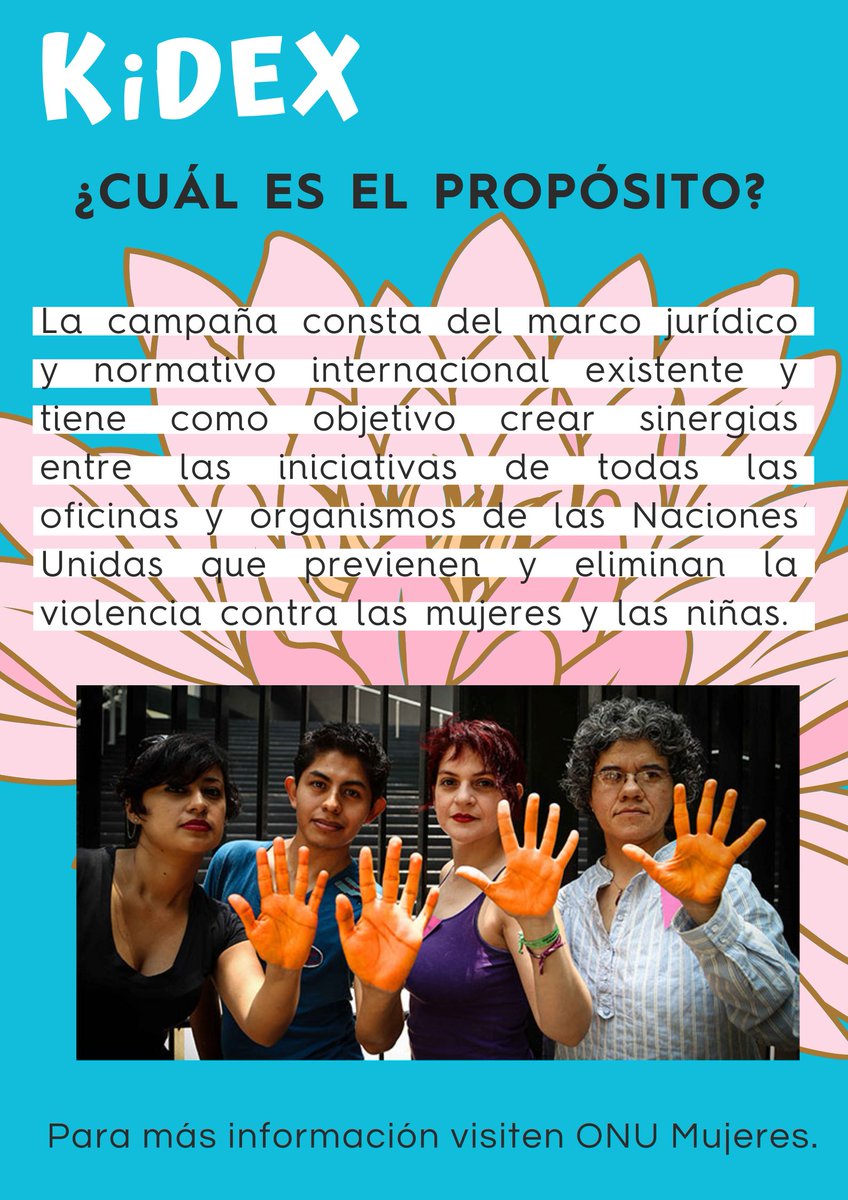 KiDEXmx's tweet photo. Hoy 25 de Noviembre es el #DiaInternacionalDeLaEliminacionDeLaViolenciaContraLaMujer 🙅🏾‍♀️💜 y les tenemos información sobre la campaña naranja🧡 de la ONU para detener la violencia contra la mujer, chequen el documento de la campaña en el siguiente link:

https://t.co/pDgI1meETF https://t.co/RetE4xvHgC