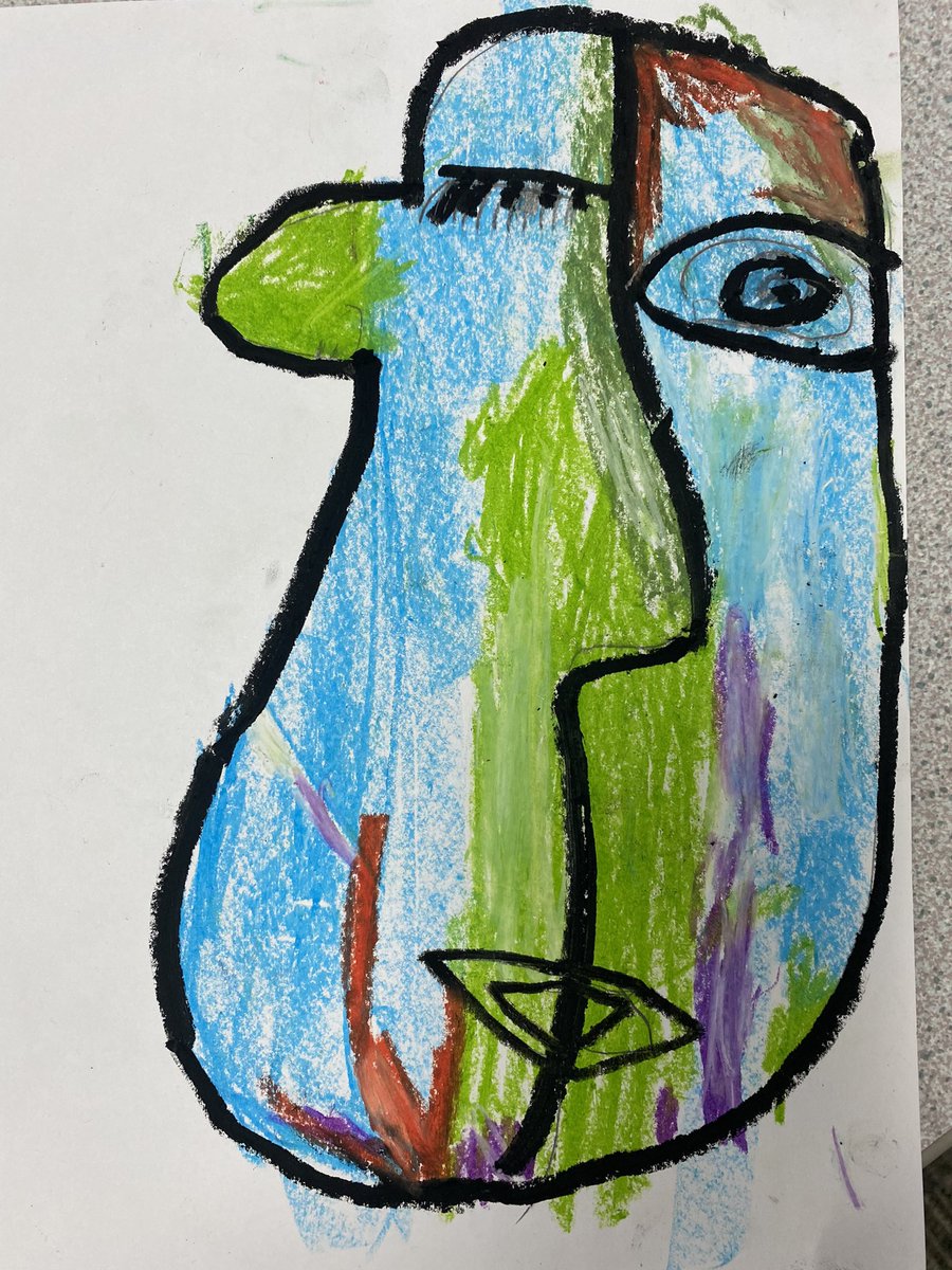 MrsAMrsM's tweet photo. Year 2 have been looking at Picasso’s cubist portraits. We focused on his painting of Dora Maar to inspire our work. https://t.co/WvOVIjPD0I