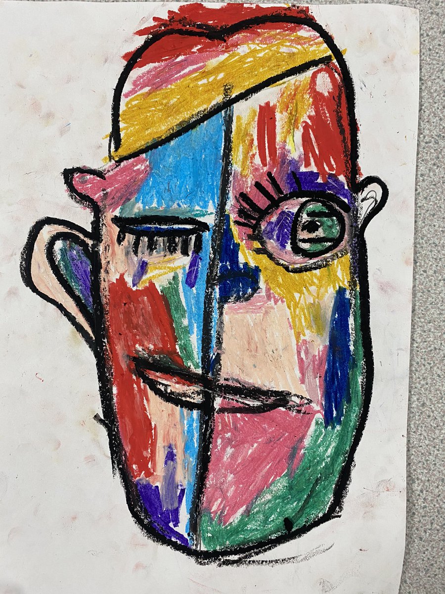 MrsAMrsM's tweet photo. Year 2 have been looking at Picasso’s cubist portraits. We focused on his painting of Dora Maar to inspire our work. https://t.co/WvOVIjPD0I