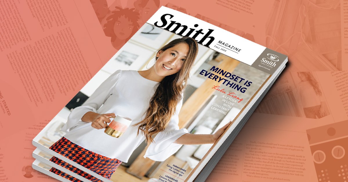 SmithBusiness's tweet photo. The new issue of #SmithMagazine is now out in print & online. Read the latest articles on leadership, new measures to promote diversity & inclusion, full-circle fashion... and more. Don't forget to catch up with your classmates in #AlumniNotes. https://t.co/Bnjma74cNb https://t.co/qIrXyiTUPG