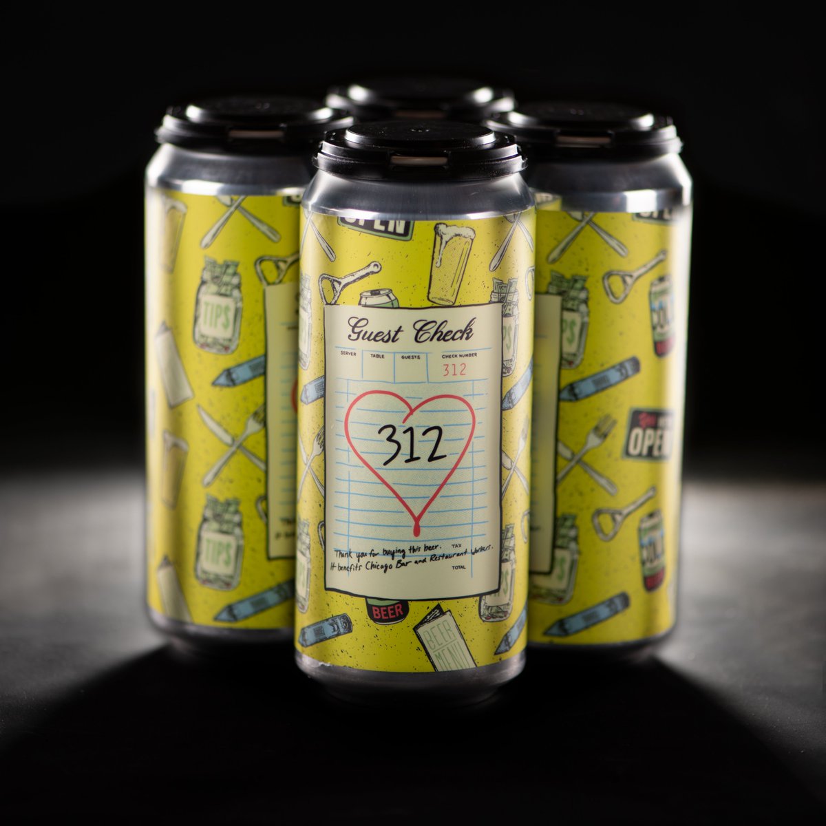 Goose Island Beer Co The Service Industry Needs Our Help You Can Grab This Limited Edition 312 Can For Chicago Restaurant Workers At Select Locations For Every Can Sold 1
