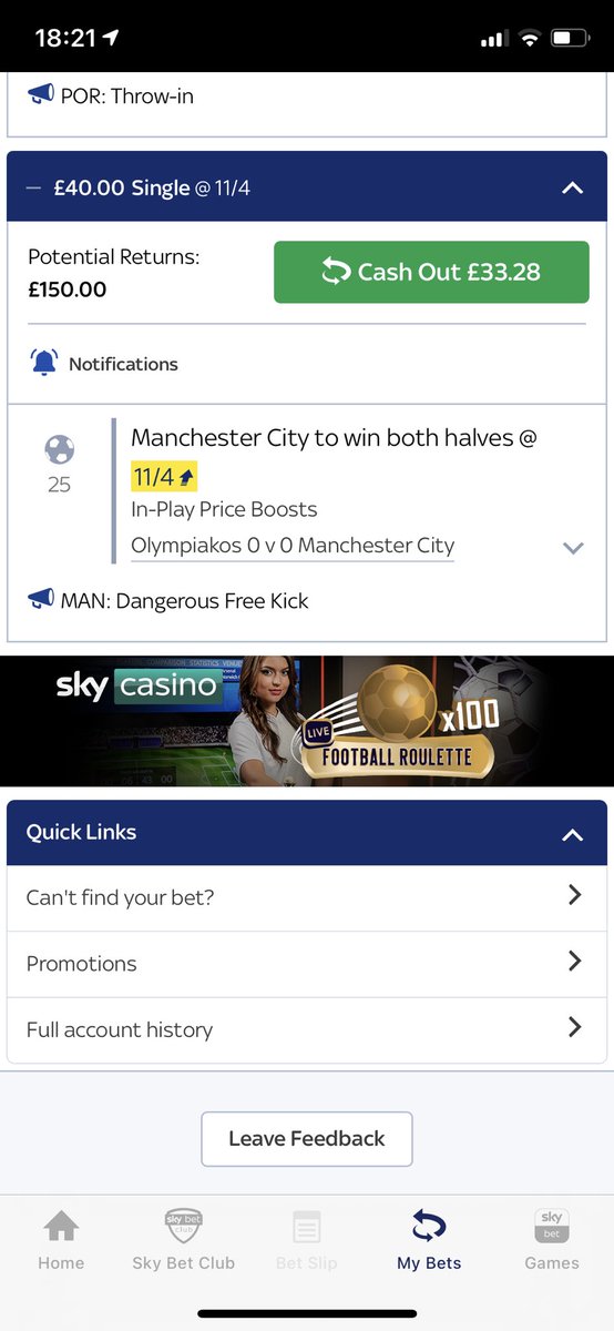 BasherOfBookies's tweet photo. Looks fair value https://t.co/1CZbyxhnlx