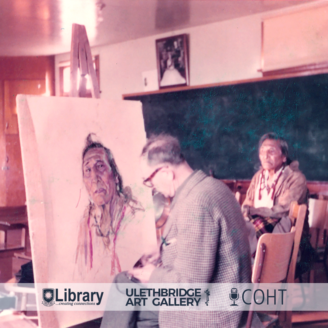 ulethlibrary's tweet photo. #ULethLibrary in partnership with the #CentreForOralHistoryAndTradition and the @ulethartgallery proudly announces the launch of the Nicolas de Grandmaison Oral History Project. https://t.co/4JarnGo0EF

@ulethbridge #ULethbridge #ULeth #NicolasdeGrandmaison #OralHistory #COHT https://t.co/9L0wryNChZ
