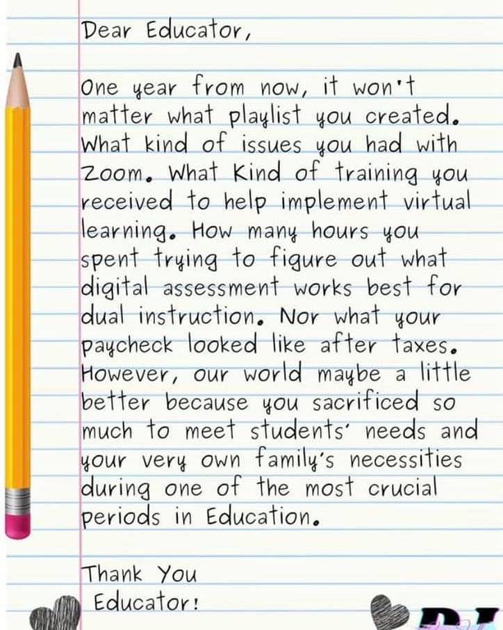 teachergoals's tweet photo. Thank you teachers! 🧡 https://t.co/IzK9l5eeIV