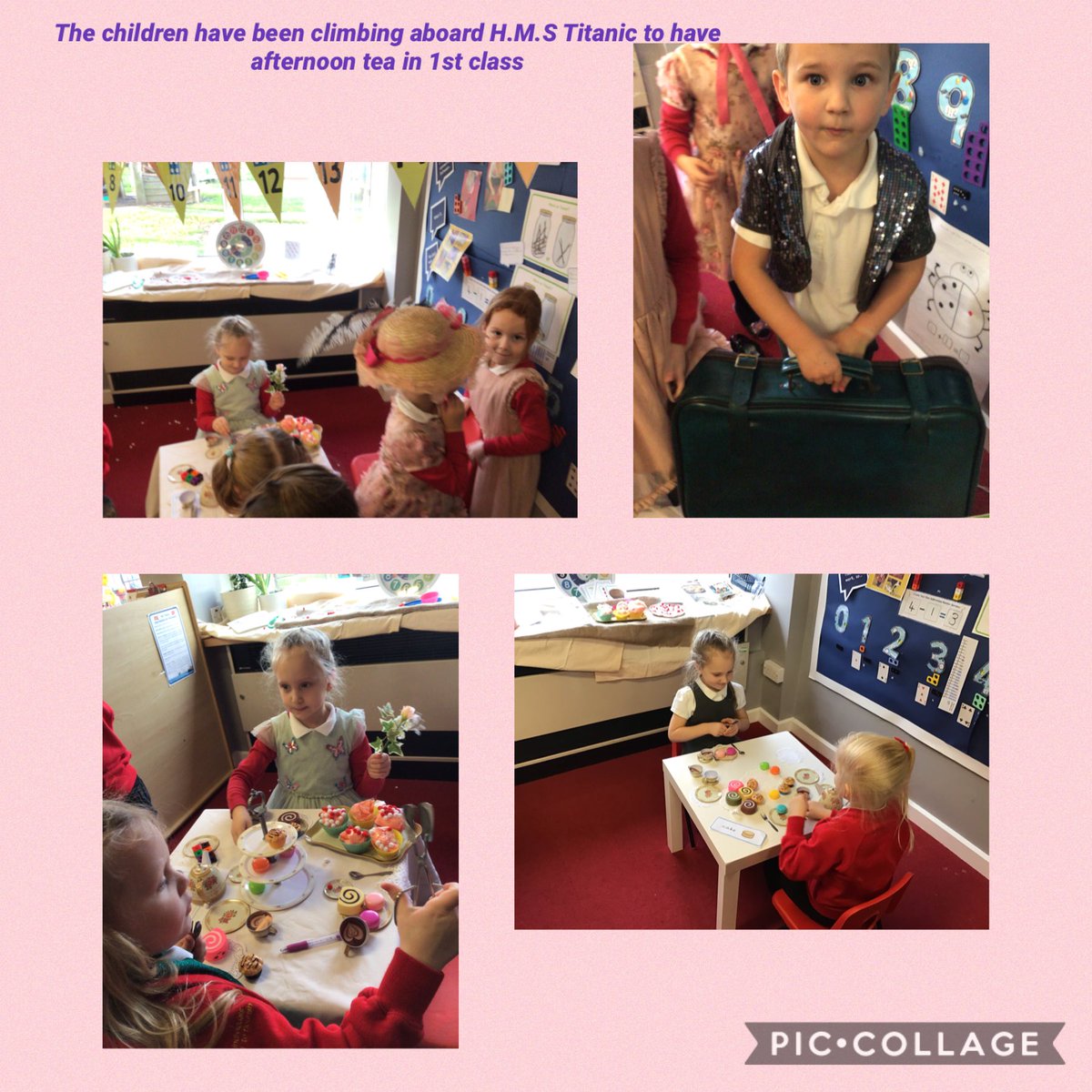 EPA_TabbiesFS2's tweet photo. This week the children have enjoyed climbing aboard the Titanic to have afternoon tea in first class
⁦@EastfieldPri⁩ #epa_history https://t.co/ryOxoJHFbT