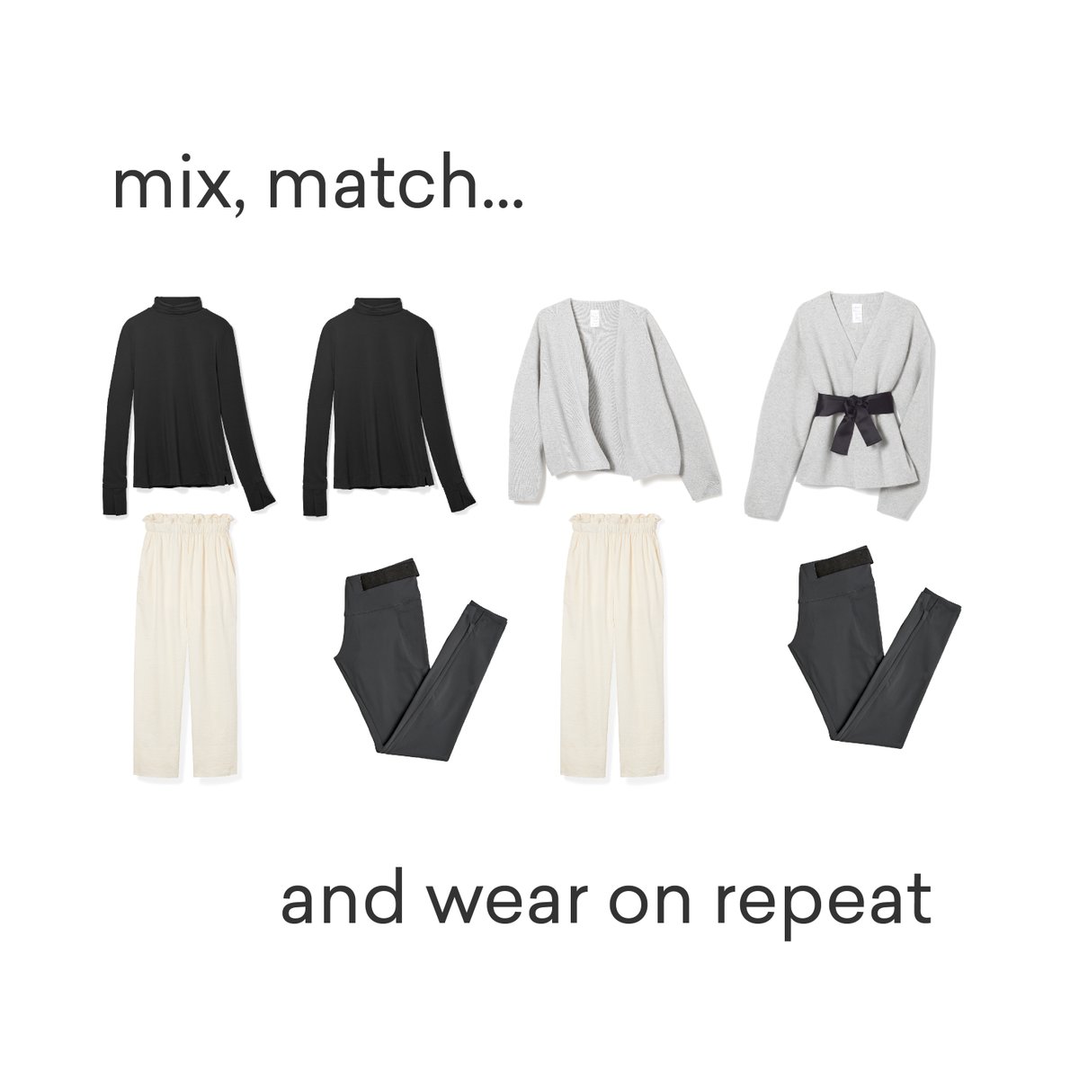 When you suddenly feel like you want to own 10 things...Build your ADAY capsule during our Two for One Offer ✨