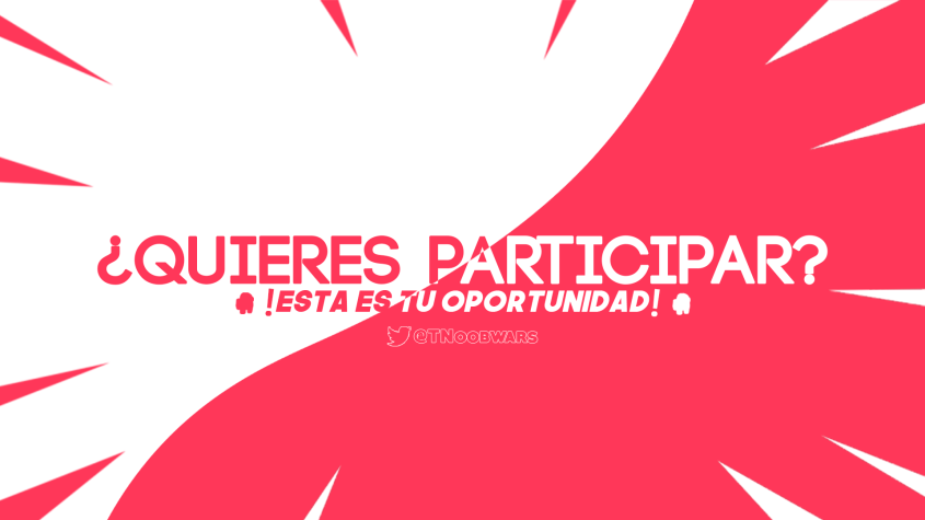 TNoobwars's tweet photo. ¿QUIERES PARTICIPAR? ¡Es tú oportunidad! 🔥

Solamente cumple estos requisitos:  
🔸 Síguenos
🔹 Dar ❤️ &amp; 🔄
🔸 Mencionar a 3 amigos
🔹 Dejar tu canal (YouTube o Twitch) 

¡Se estarán escogiendo a los mejores! 🧐
No importa la cantidad, si no la calidad 👀

¡MUCHA SUERTE! 🍀 https://t.co/nz5yRWSP9q
