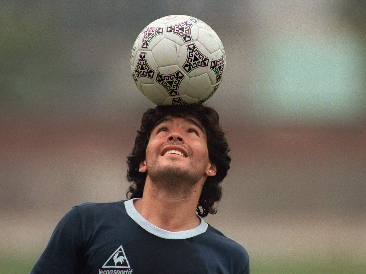 "To me, playing football gave me a unique peace." - Maradona