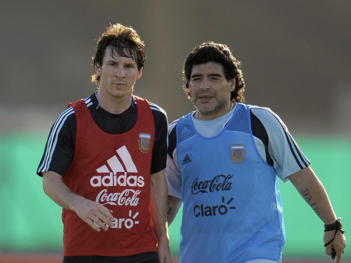 ”Even if I played for a million years, I’d never come close to Maradona. Not that I’d want to anyway. He’s the greatest there’s ever been.” - Lionel Messi