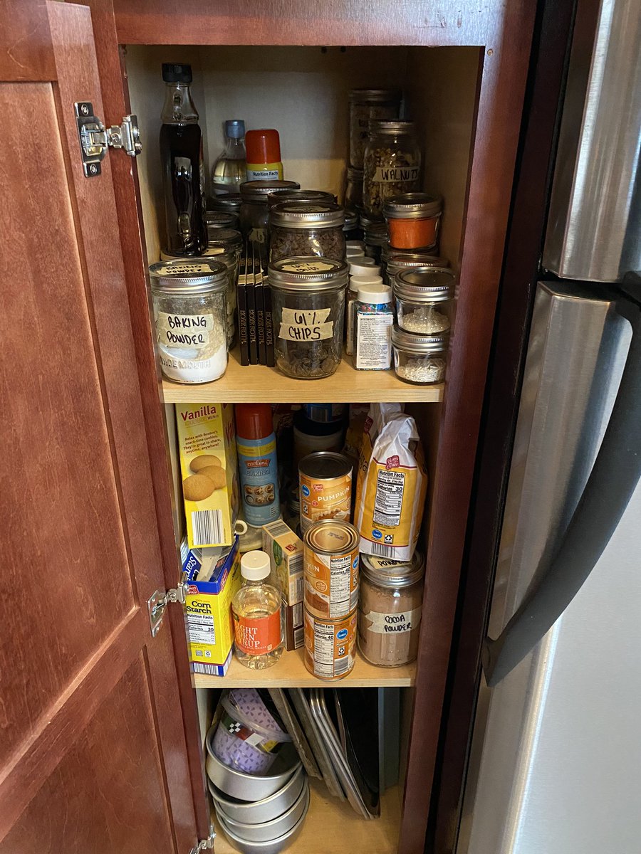 Just a side note that my baking cabinet has gotten wildly out of control