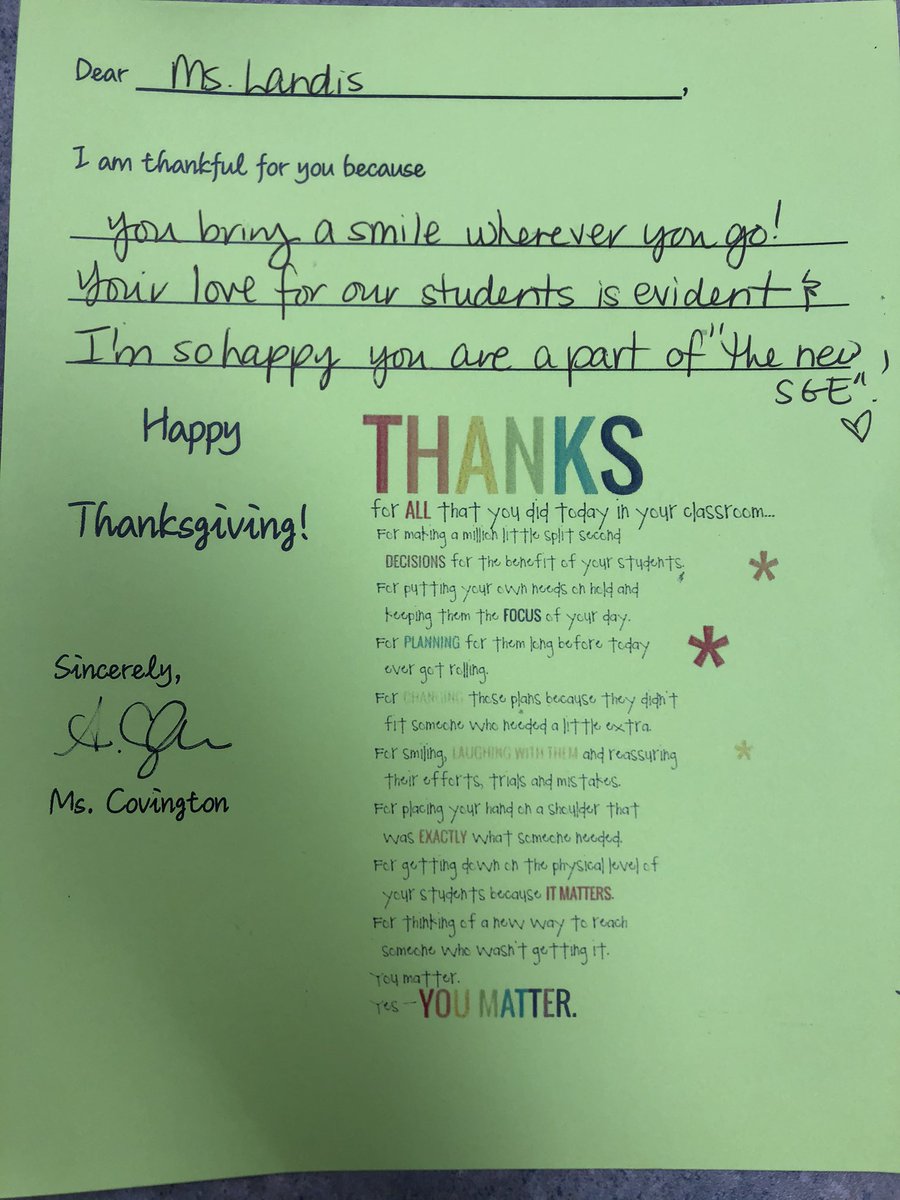 KathiMLandis's tweet photo. I’m thankful to be living and working at home again. I absolutely love being a part of the Cheetah family at #theNewSouthGreenvilleElementary #itsgreattobeacheetah https://t.co/AEW7PlxNyL
