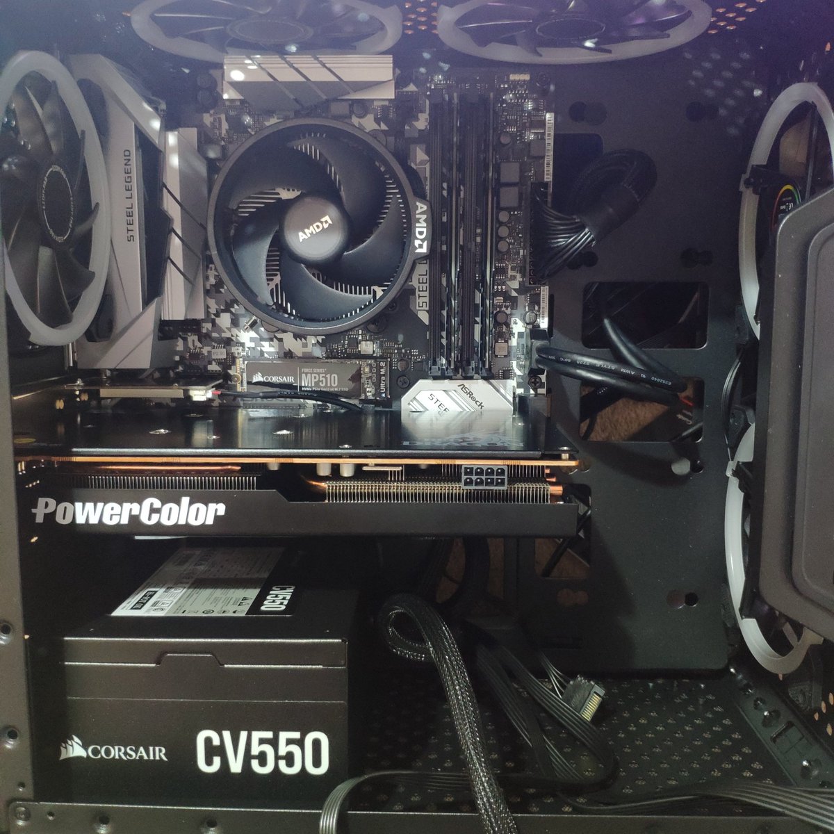 GreyBeardGamin1's tweet image. I'm losing my mind. Second guessing every single thing I am doing..... Is the top left corner the right connector for my 'CPU' cable? How damn small are the 'hdd led' connectors?! This will end in fire I'm sure.....

#PC #PCBuild #myfirstpc