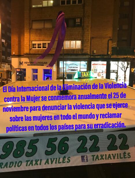 RadiotaxiAviles's tweet photo. ni una menos https://t.co/vOcvLiIfr6