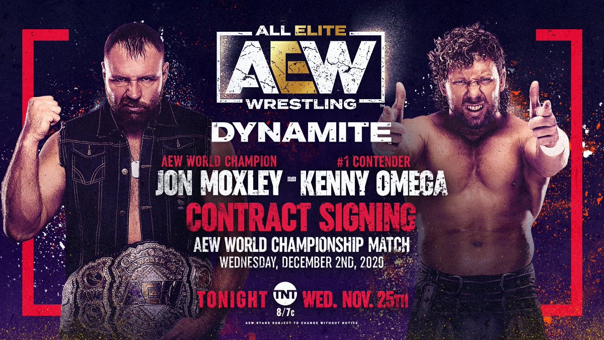 Kenny Omega - Jon Moxley Second Contract Signing On Tonight's AEW Dynamite