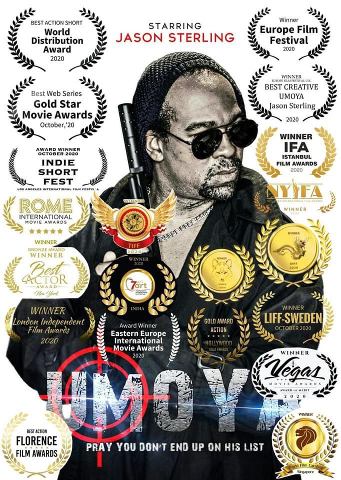 JSFilms3's tweet image. UMOYA IS NO#1 IN LONDON!!! WINS 3 AWARDS!!!
Umoya is on a Global roll, and has just won 3 more Awards in London, at the LONDON INDEPENDENT FILM AWARDS!!!               
1.) BEST ACTION/CRIME SHORT
2.) BEST FOREIGN FILM
3.) BEST TRAILER