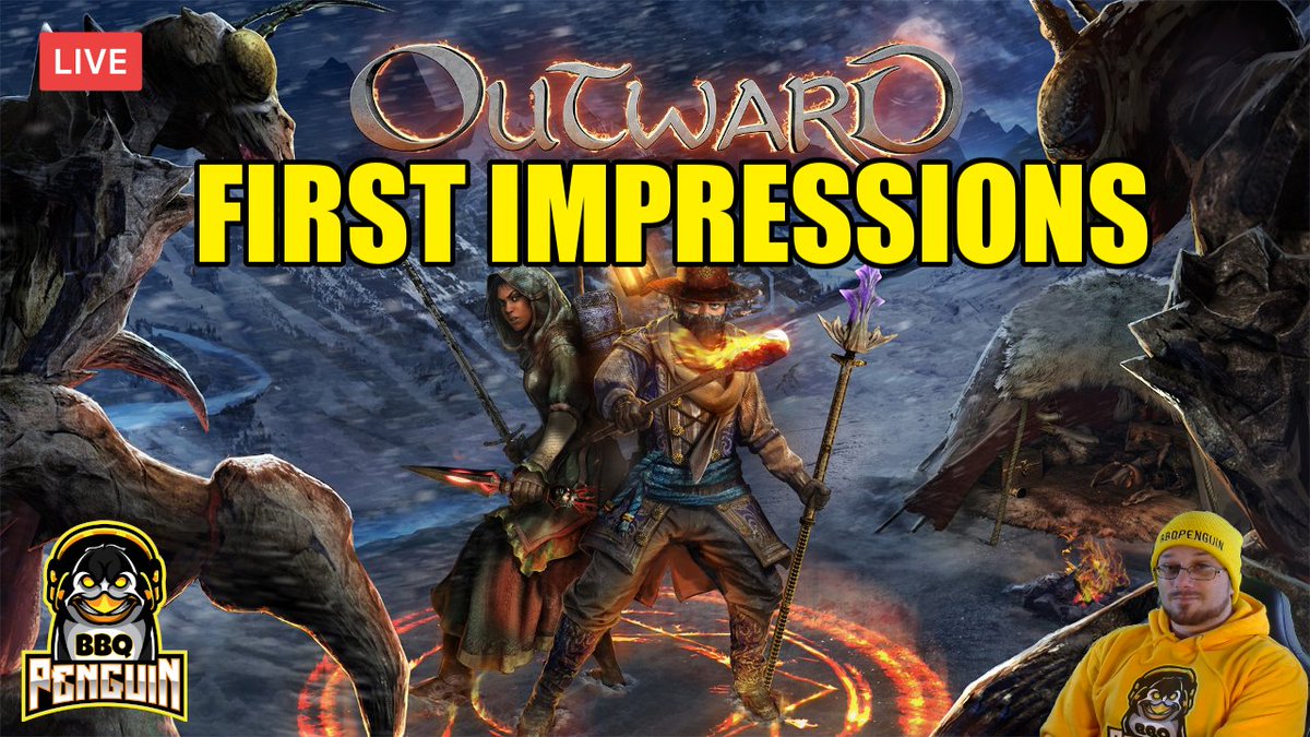 BBQ_Penguin's tweet image. TONIGHT 8PM GMT - First Impressions.
fb.gg/BBQPenguin

@OutwardGame @KochMediaUK @NineDotsStudio @FacebookGaming #OutwardGame #FacebookGaming