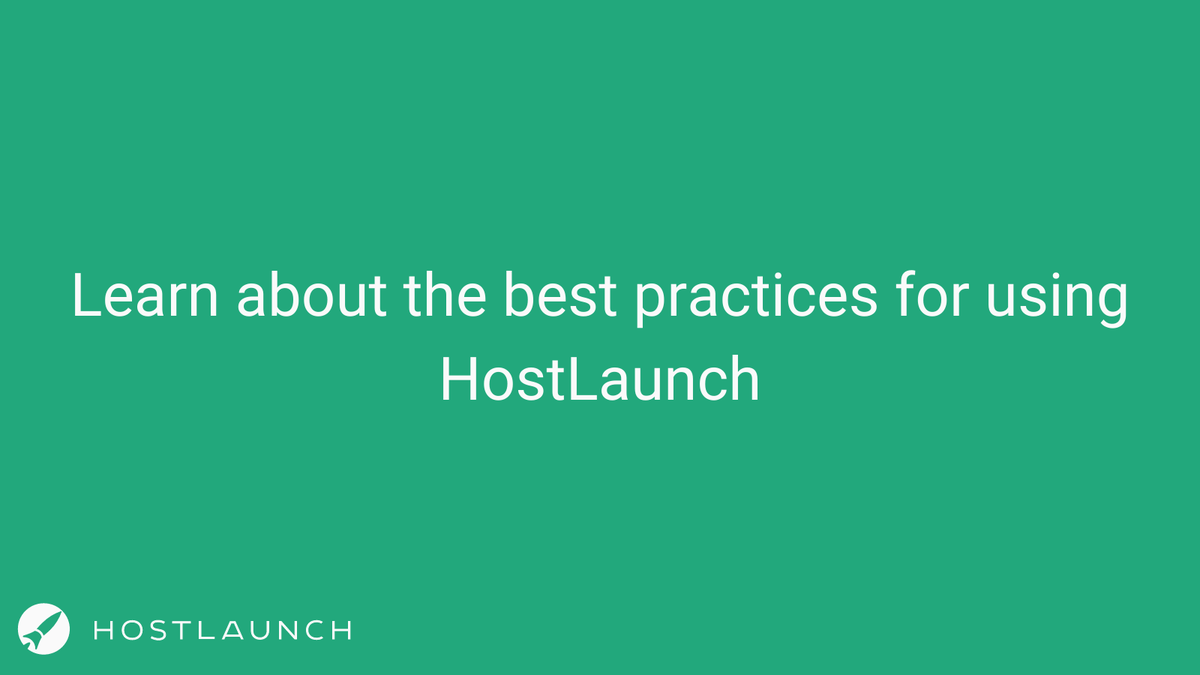 HostLaunchIO's tweet photo. Do you run your own hosting company with HostLaunch? Learn about the best practices for using HostLaunch here https://t.co/WxoTPp01a8

#cloudhosting #hostingcompany #webhostingcompany https://t.co/eTZT0WHHHu