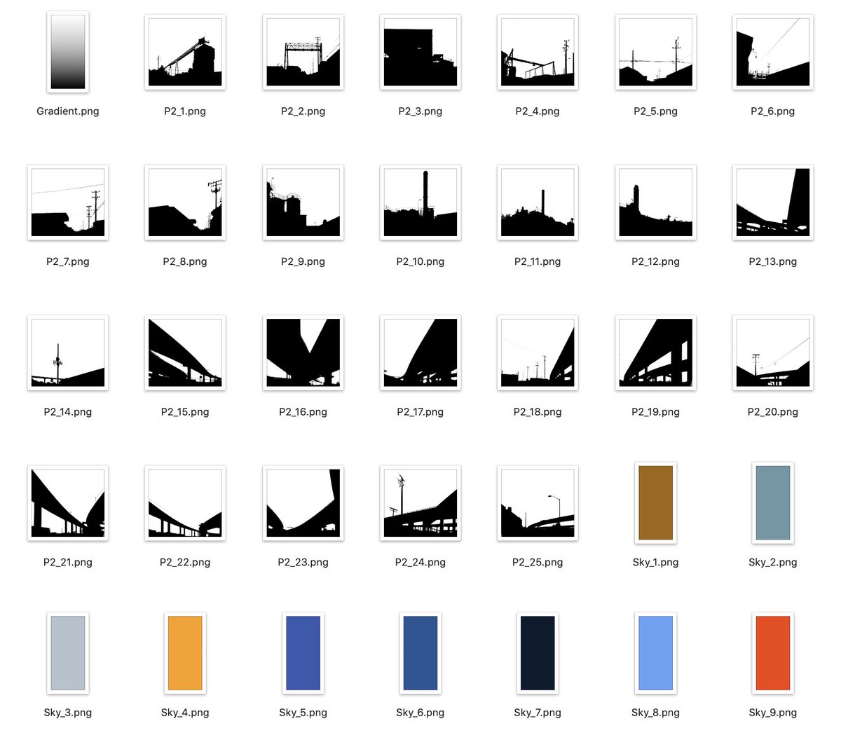 5tu's tweet image. I went a little crazy with setting wallpaper using Shortcuts (iOS 14.3 beta 3). Every half hour, my phone generates a new random composition from these industrial cityscape photos I took around the East Bay. This makes me immeasurably happy.