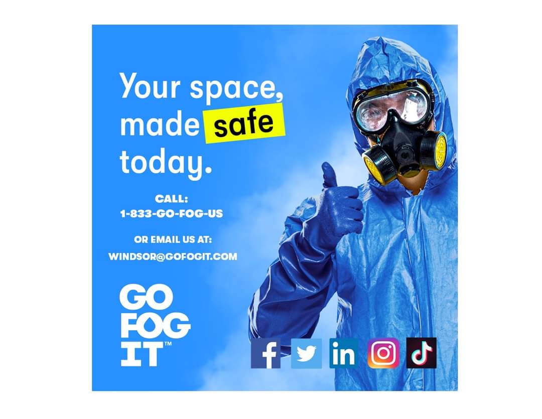 ItWindsor's tweet photo. With cases on the rise in @windsoressex and @chathamkent, let @ItWindsor help you protect your business, staff and patrons.
1-833-GO-FOG-US or email windsor@gofogit.com
Let's prevent another lockdown
 
#gofogit #yqg #windsoressex #chathamkent #fogging #disinfect #covid19 #ontario https://t.co/8eTdLdugxo