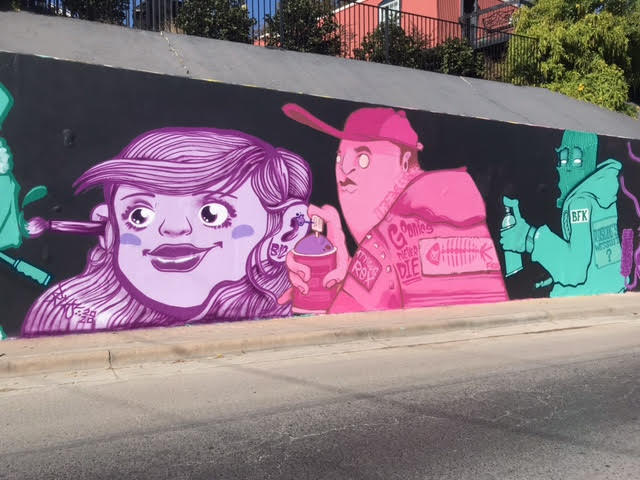 AFTS's tweet photo. WOW, JUST WOW! We are overjoyed at the outcome of the South Lamar mural wall. THANK YOU!

Artists: 
Manwithpencil, KillahCaskone, &amp; BriksLovesyYou

#GiveArtAHome #ArtFromTheStreets #OnlineArtShow #ATXArt #AustinTexas #AustinArtists #AustinMural #MuralArtist https://t.co/ZkvOVZdZeo