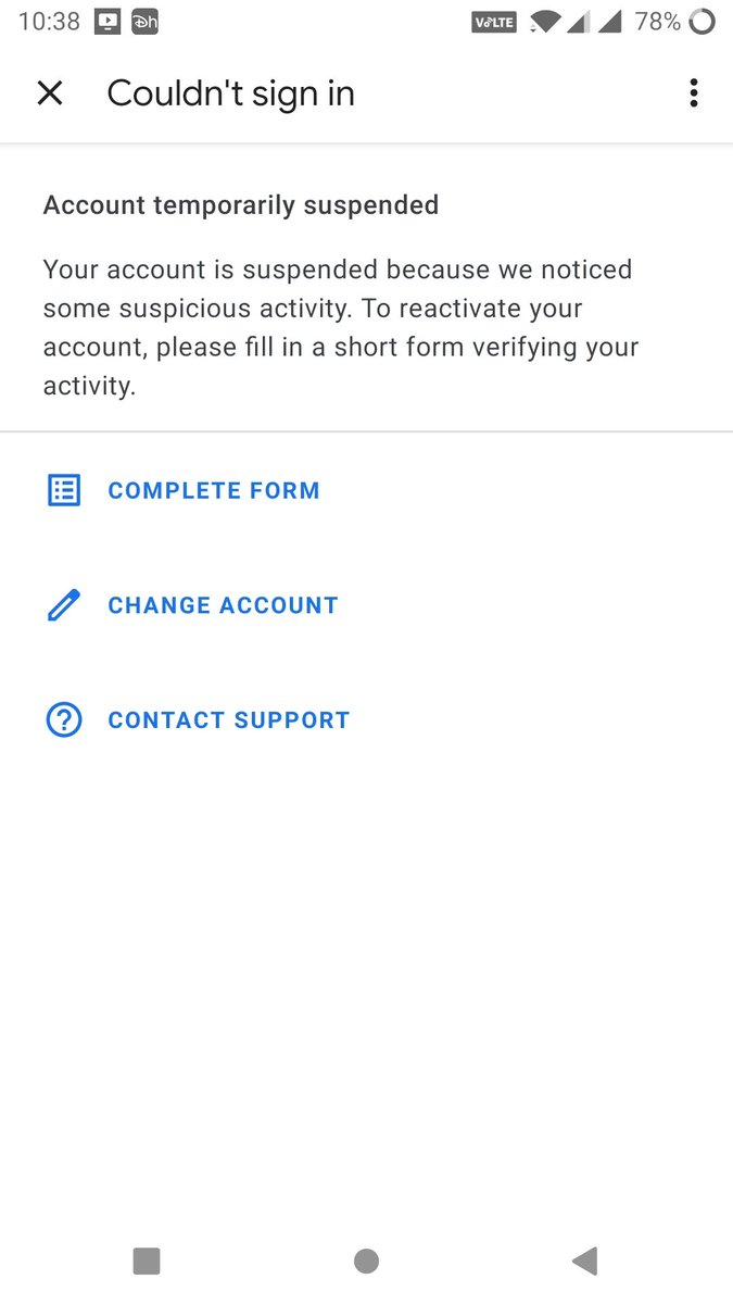 Worriers's tweet photo. @GooglePayIndia I couldn't because you un necessary suspended my account even though @HDFCBank_Cares  reset the UPI ID https://t.co/E1znagQEzf