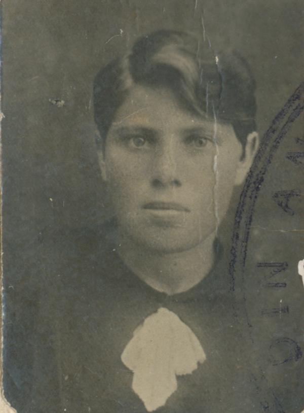 This is 1937. Grandma is 22 and getting her 2-year degree as an agricultural technician. This is the first picture she ever took. It's for her ID papers. A few years prior she had survived Holodomor, Stalin's deliberately planned famine in Ukraine. She told me those stories too.