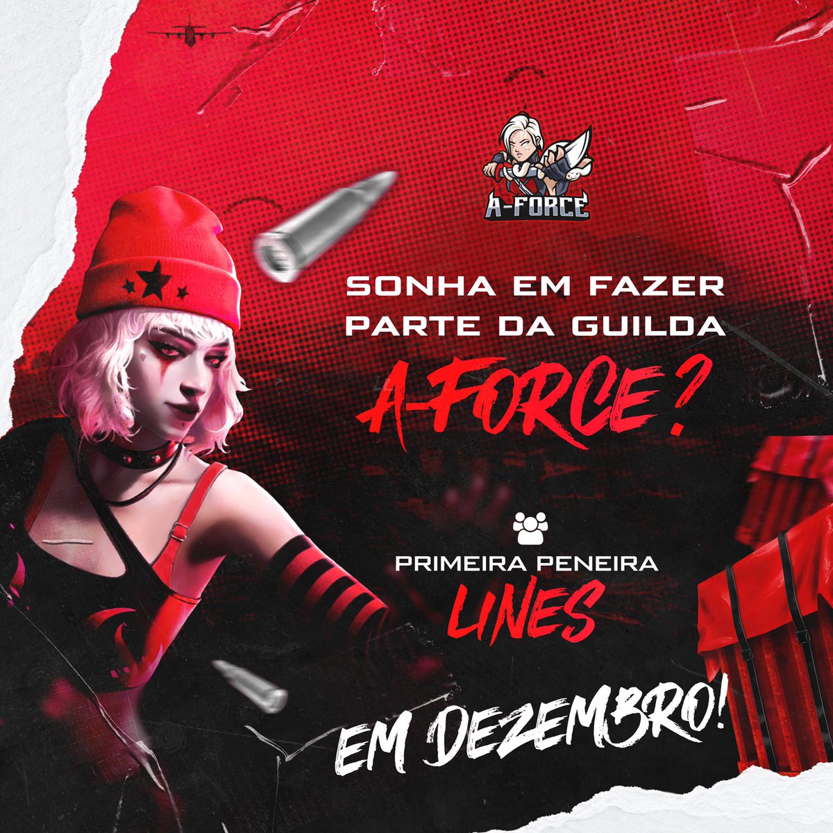 aforceteam's tweet photo. Depois de muitos pedidos, finalmente, abrimos a peneira da A-Force.

Nosso objetivo é trazer lines exclusivamente femininas e 100% focadas no competitivo.

A peneira será composta por fase de grupo, onde as 4 melhores finalistas ganham as vagas! https://t.co/vd6zUw8MRV