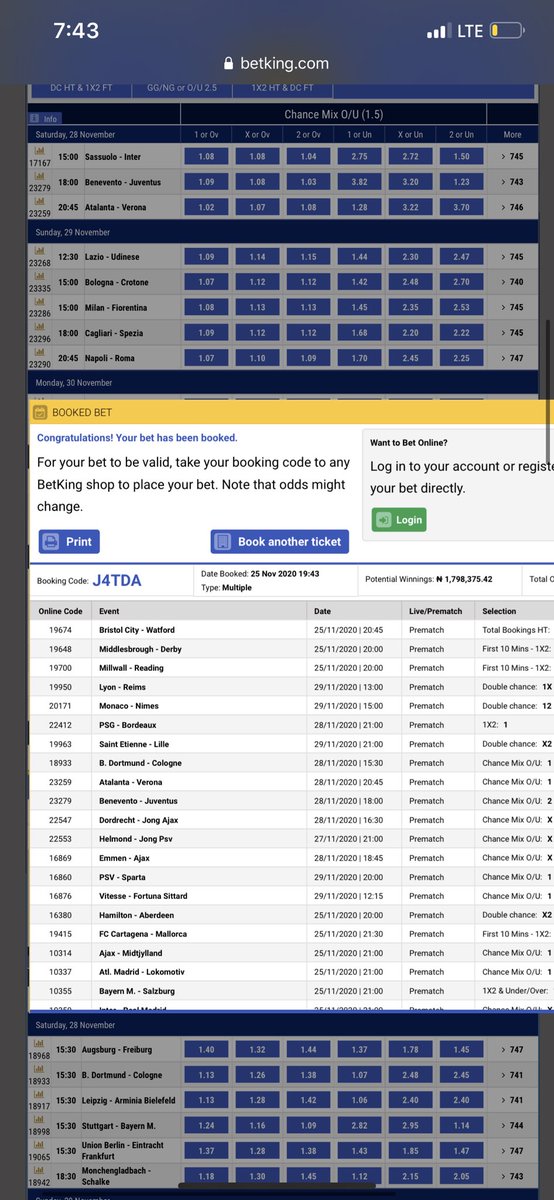 N100 to win 3M on betking