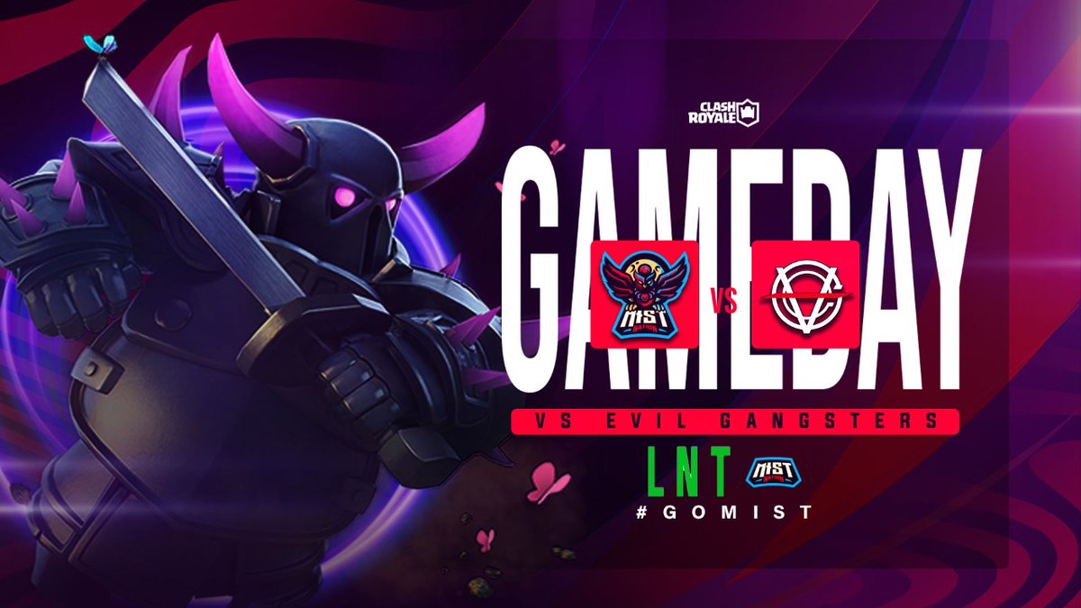 ⚔ | MATCHDAY
⌚| 19:00🇲🇽
🎯 | @EvilGangstersMX

Nos medimos con un gran equipo buscando arrebatarles la victoria de este encuentro importantísimo de la LNT. 🇲🇽
¡Vamos con todo! 

🦉| #GoMist 🦉