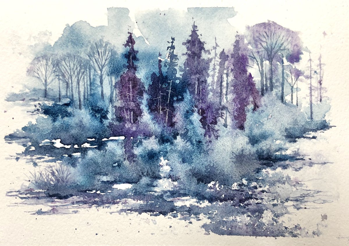 smitchelldesign's tweet photo. This is the final spontaneous #watercolor postcard from my mini-workshop with @etchr_lab . Also did another similar demo for my Patrons (swipe).
#mindertribe #spontaneouspainting #watercolorpainting #watercolours #watercolorlandscape https://t.co/Nf3k3C8XxJ