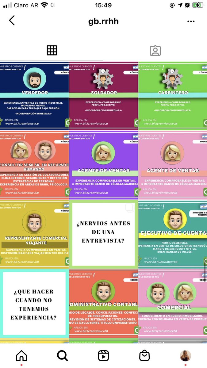 ¿ya viste todas nuestras búsquedas activas? ⚠️🔍

¡Seguinos en Instagram! @gb.rrhh 🤩