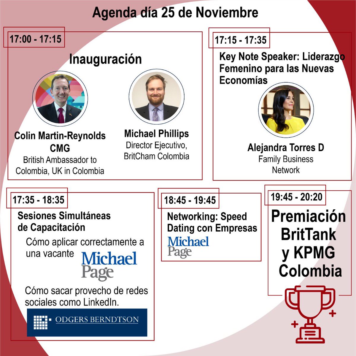 RedBritCo's tweet photo. Seguimos HOY Y MAÑANA con nuestra  Feria de Emprendimiento y Empleabilidad 2020.

Fecha y Hora: 

25 nov 2020, 5:00 PM 
26 nov 2020, 5:00 PM

Únanse al espacio a través del siguiente link:
https://t.co/Vr2CqF9U5Y

Les compartimos la agenda de esta tarde. https://t.co/qe0YjF4xUi