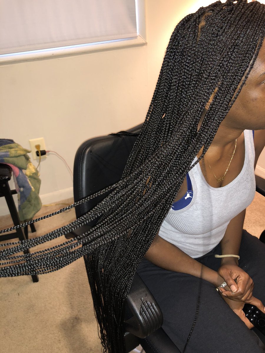 CareFreeWanny's tweet photo. Follow my IG wannystyle
Long small knotless braids 
Sale $125 hair included!!!! 
#YESSAAHAIR https://t.co/DGdcscwh4O