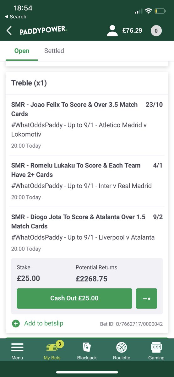BenSwyers's tweet photo. ⁦@AndyRobsonTips⁩ come on son work your magic for me https://t.co/S6Haqo5Qfi